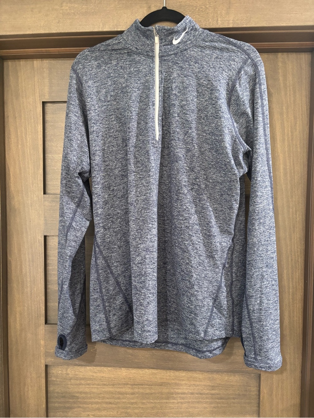 Nike Woman’s Blue Quarter-Zip Performance Sweatshirt